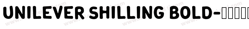 Unilever Shilling Bold字体转换